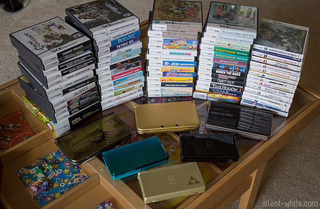 Our DS and 3DS collection